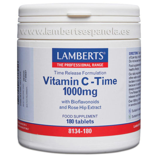 Witamina C o przedłużonym uwalnianiu 1000 mg Lamberts 180 tabletek