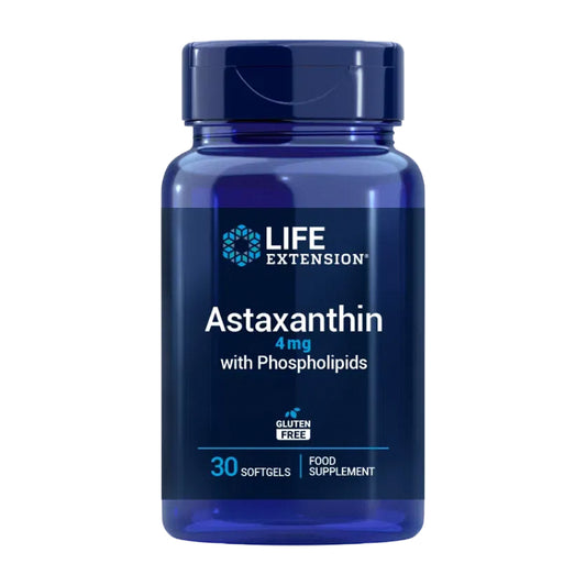 Astaxanthin mit Phospholipiden 4 mg, Life Extension 30 Kapseln