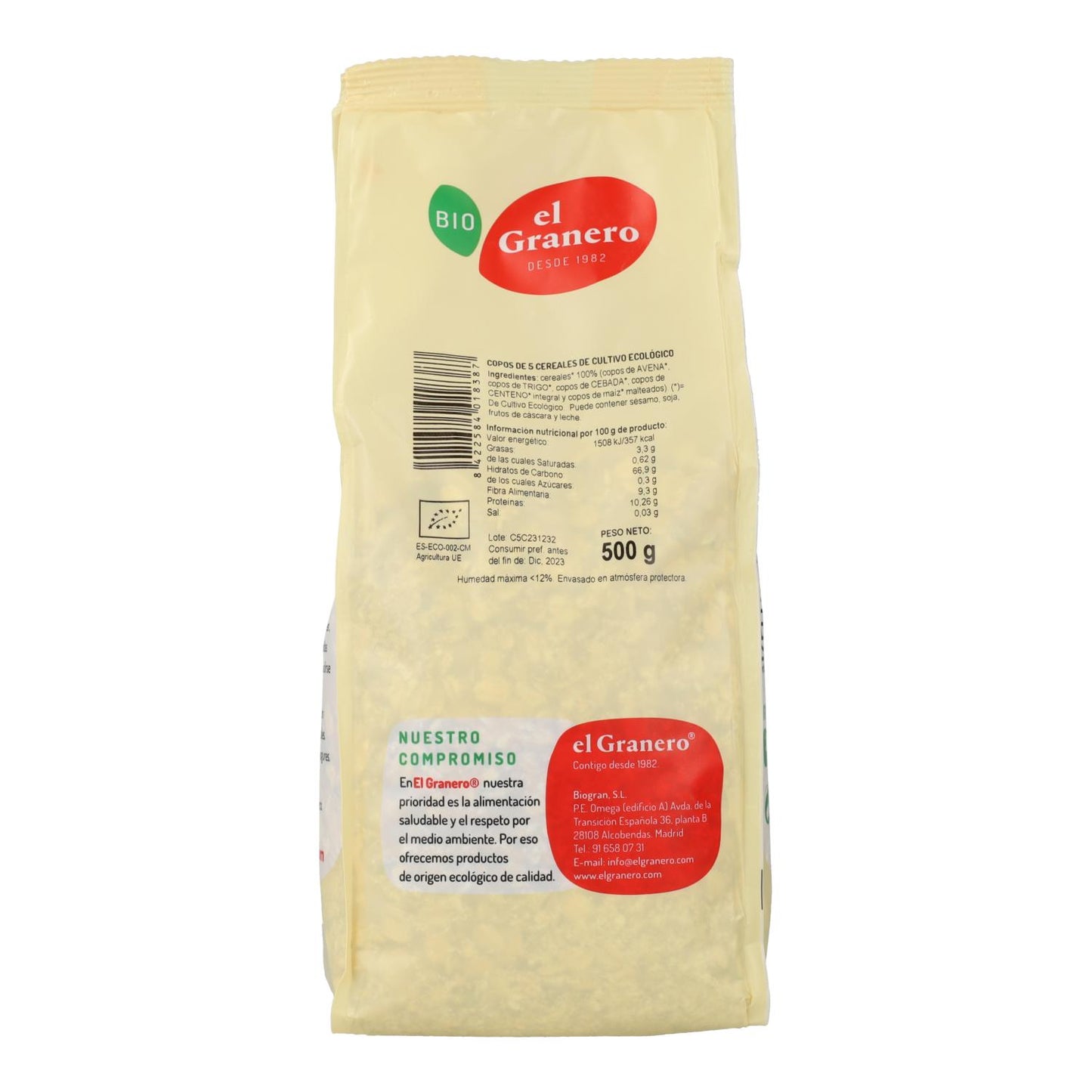 5-kornsflingor El Granero 500 g