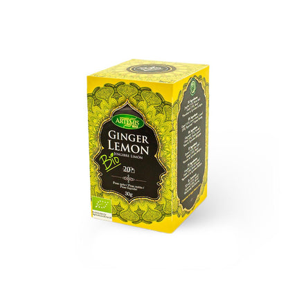 Artemis Bio Ingwer-Zitronen-Aufguss, 20 Teebeutel