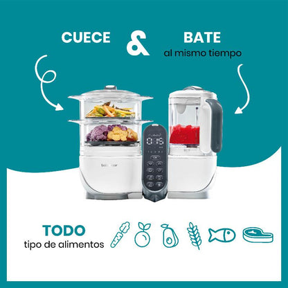 Multifunktionsroboter Nutribaby (+) Weiß Babymoov Industriegrau