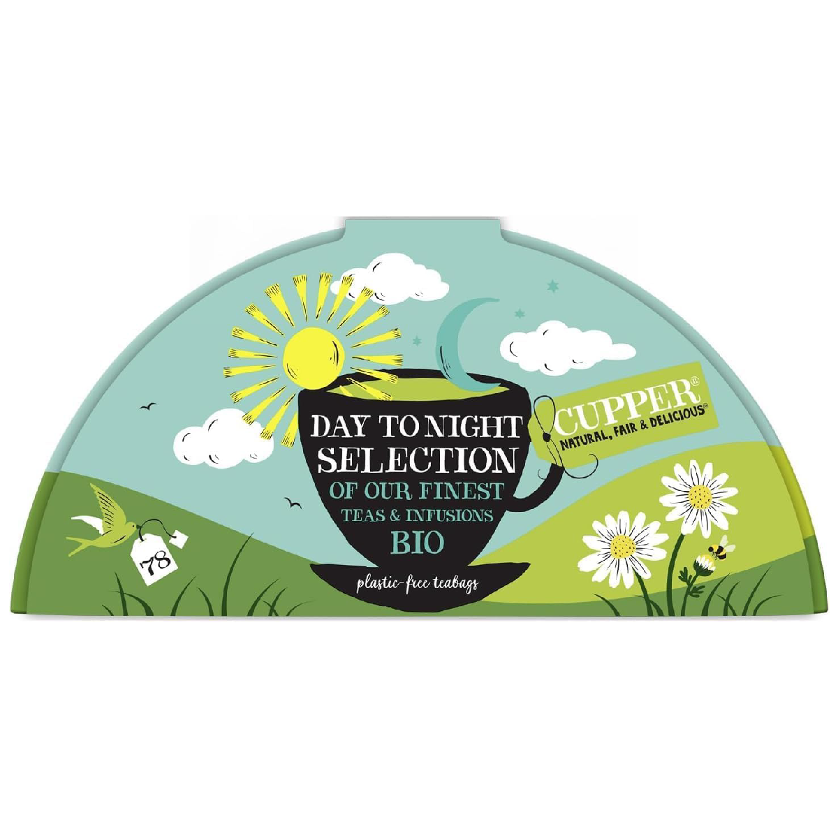 Pudełko upominkowe z herbatami i naparami Bio Cupper 78 torebek