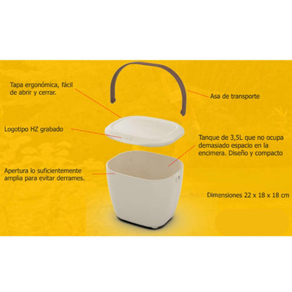 Organische afvalbak Kitchen Caddy Hozelock 3,5 L