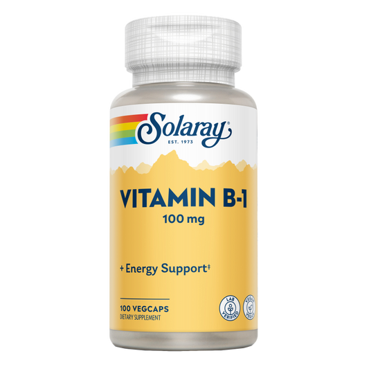 B1 100 mg Solaray, 100 Kapseln