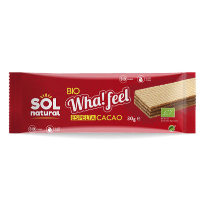 Wha Feel Bio-Dinkel- und Kakao-Snack Sol Natural 30g