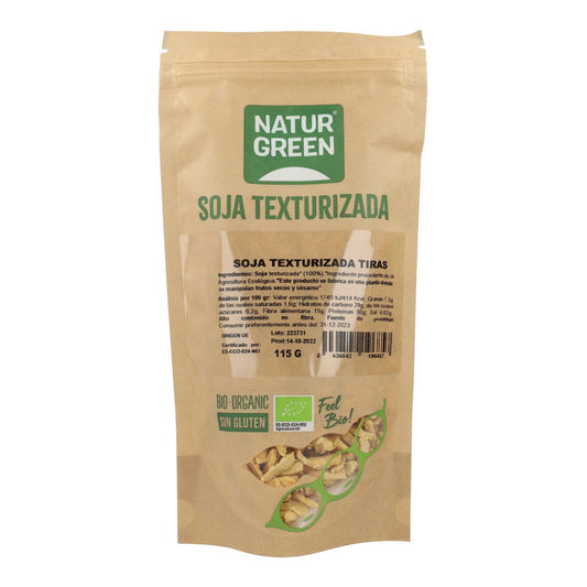 Lanières de soja texturées bio NaturGreen 115 g