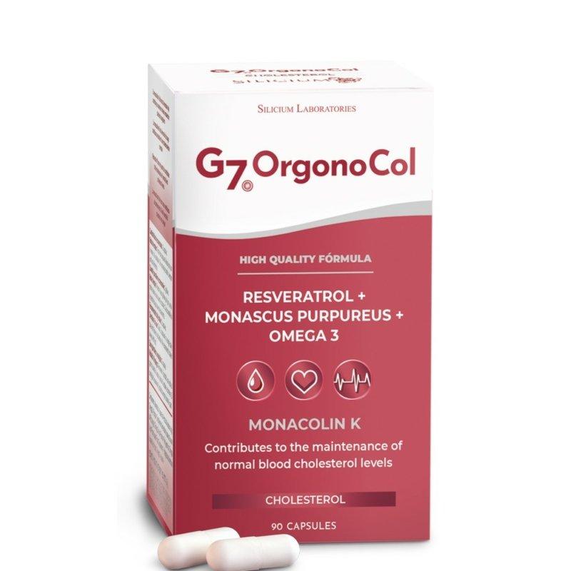 G7 OrgonoCol Resveratrol und rote Reishefe, 2,95 mg Monacolin 135 Kapseln
