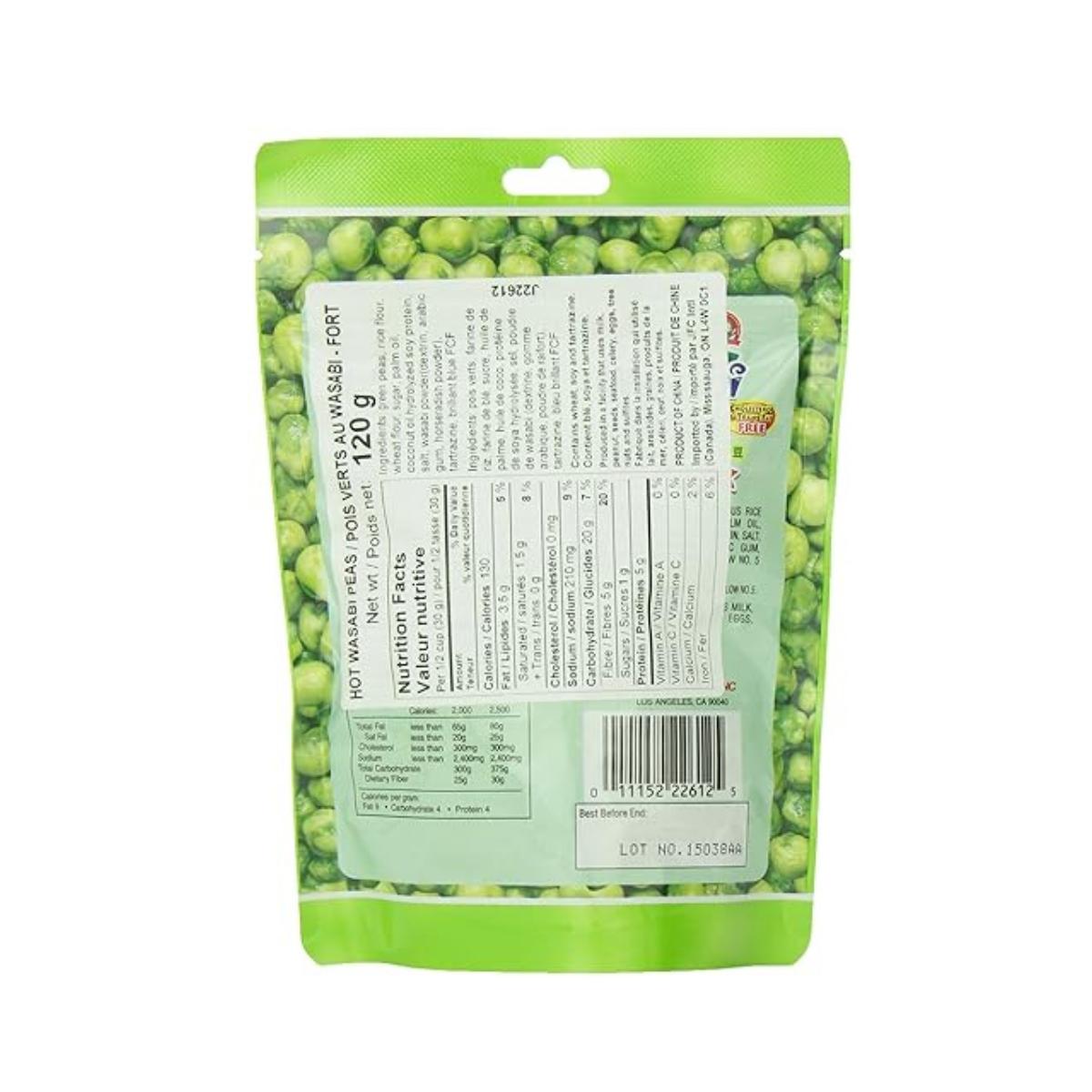 Pois verts au wasabi Khao Shong 120g