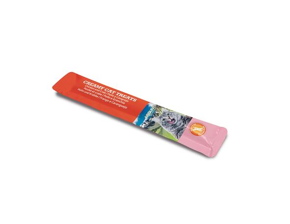 Creamy Cat Treats Snack crémeux au poulet et au crabe Arquivet 5x14 g