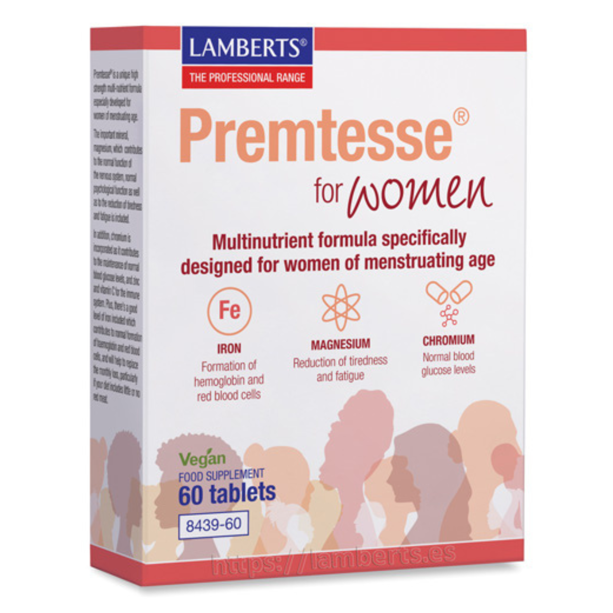 Premtesse multivitaminico per donne in età fertile Lamberts 60 compresse