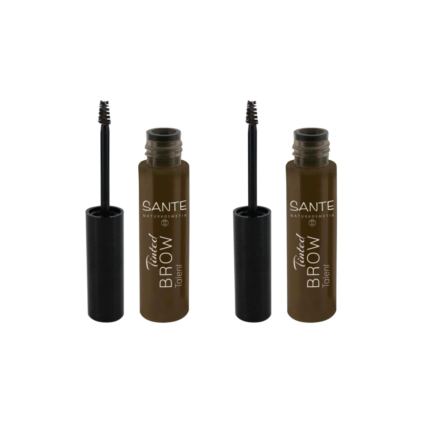 PACK 2 X Gel traitant pour sourcils couleur 02 Brownie Sante, 3,5 ml