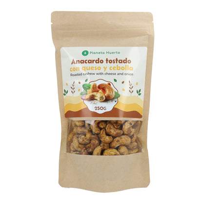 Geroosterde cashewnoten met kaas en ui Planeta Huerto 250gr