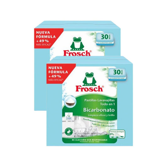 Pack promotionnel 2 boîtes de 30 comprimés pour lave-vaisselle Frosch