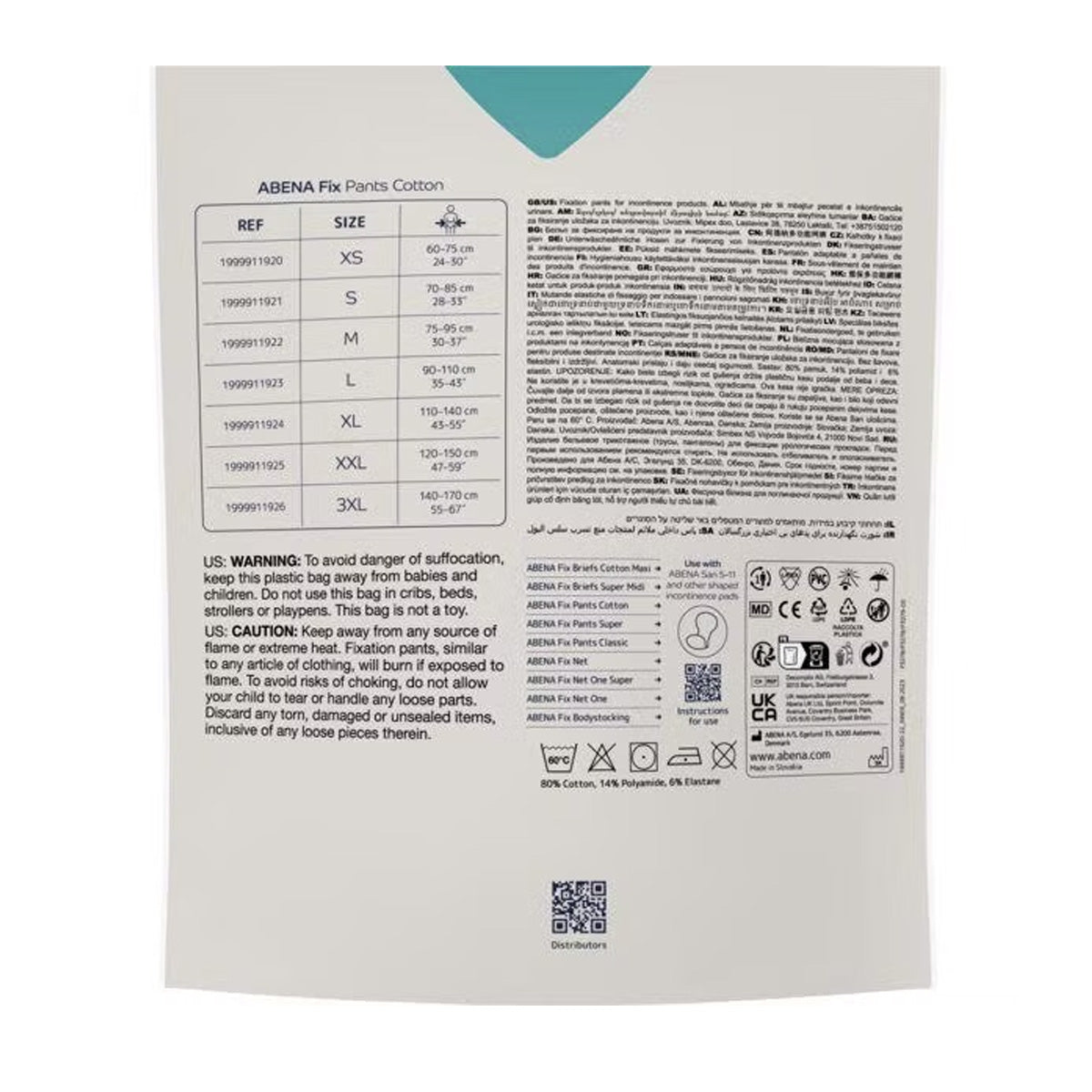 Fix Pants Cotton inkontinens Abena Storlek Lm 3 st