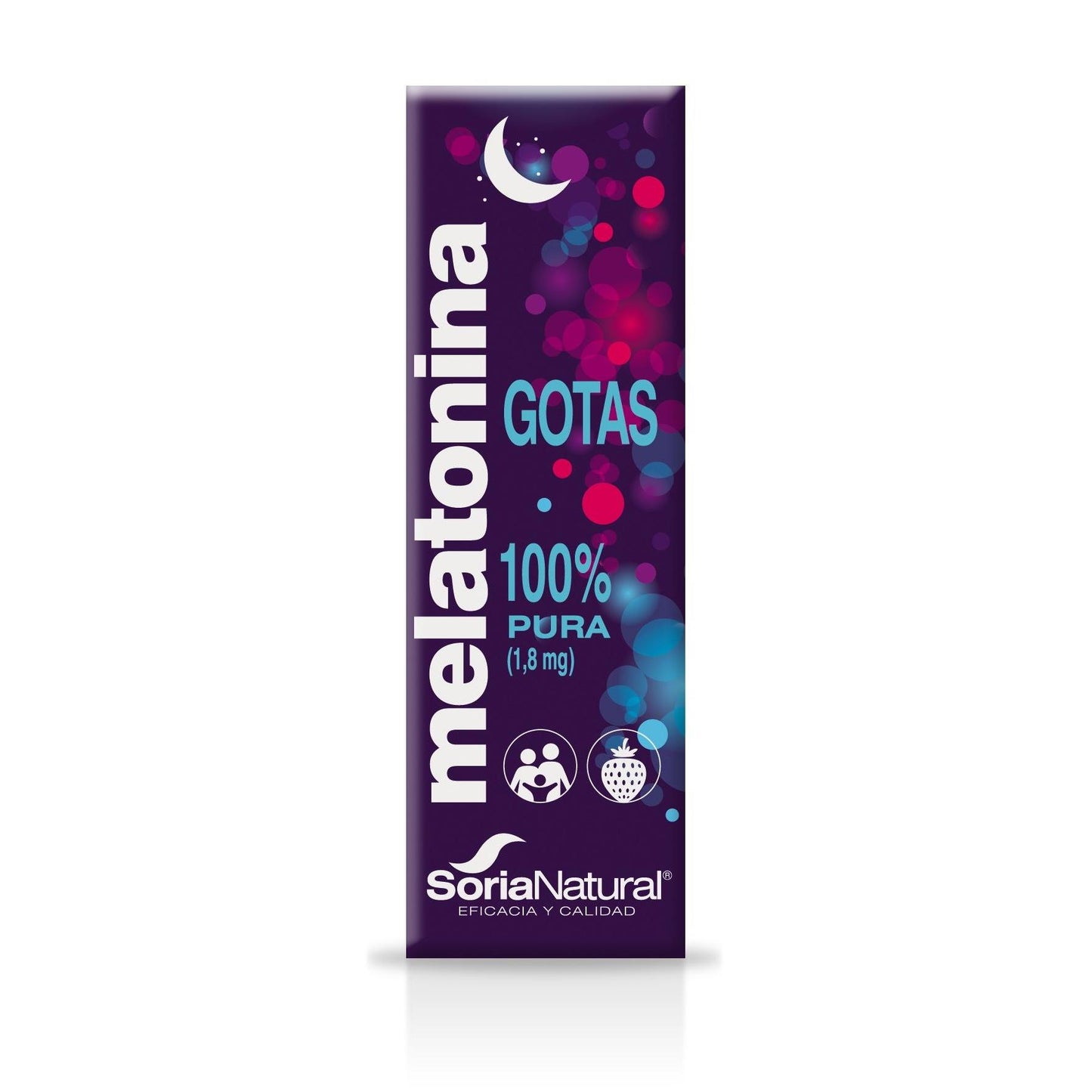 2er-Pack Melatonin-Tropfen 100 % rein Soria Natural 50 ml