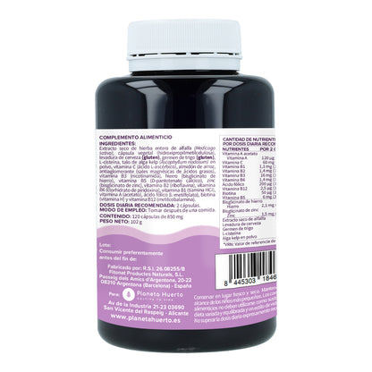 3xHair Booster Pack hair, skin and nails Planeta Huerto 120 capsules