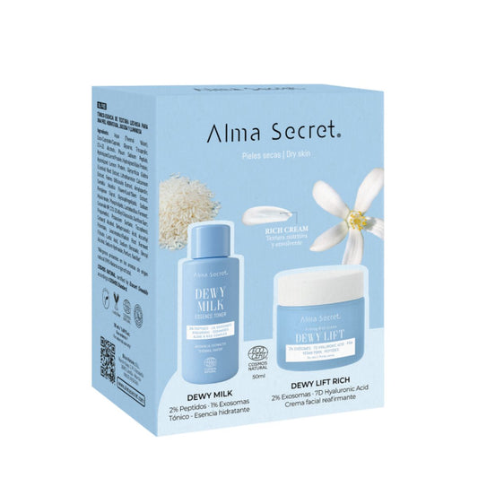 SET: DEWY LIFT „RICH” TAGESCREME FÜR TROCKENE HAUT 50 ML + MINI-TONIKUM DEWY MILK 50 ML
