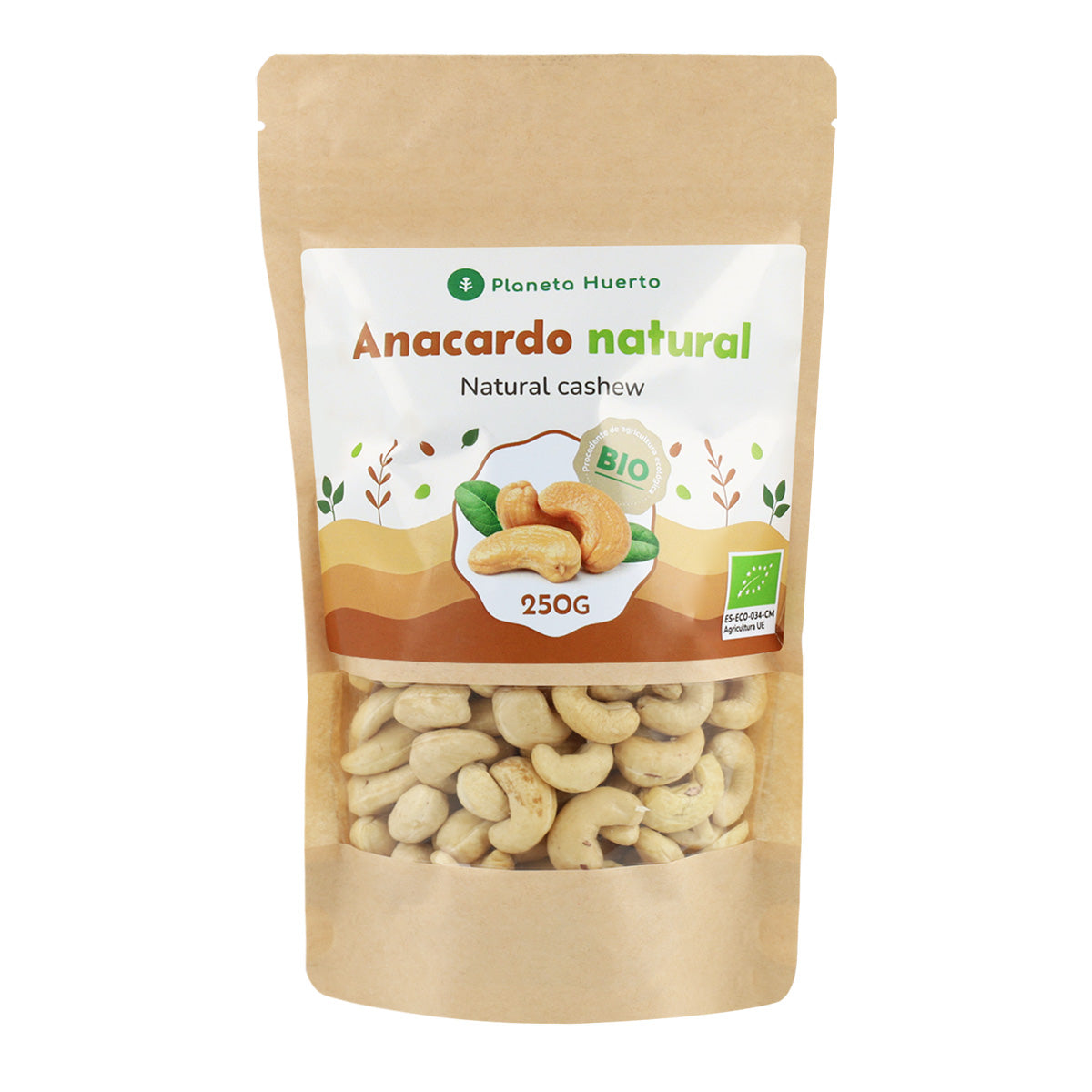 Noix de cajou naturelles ECO Planeta Huerto 250 g