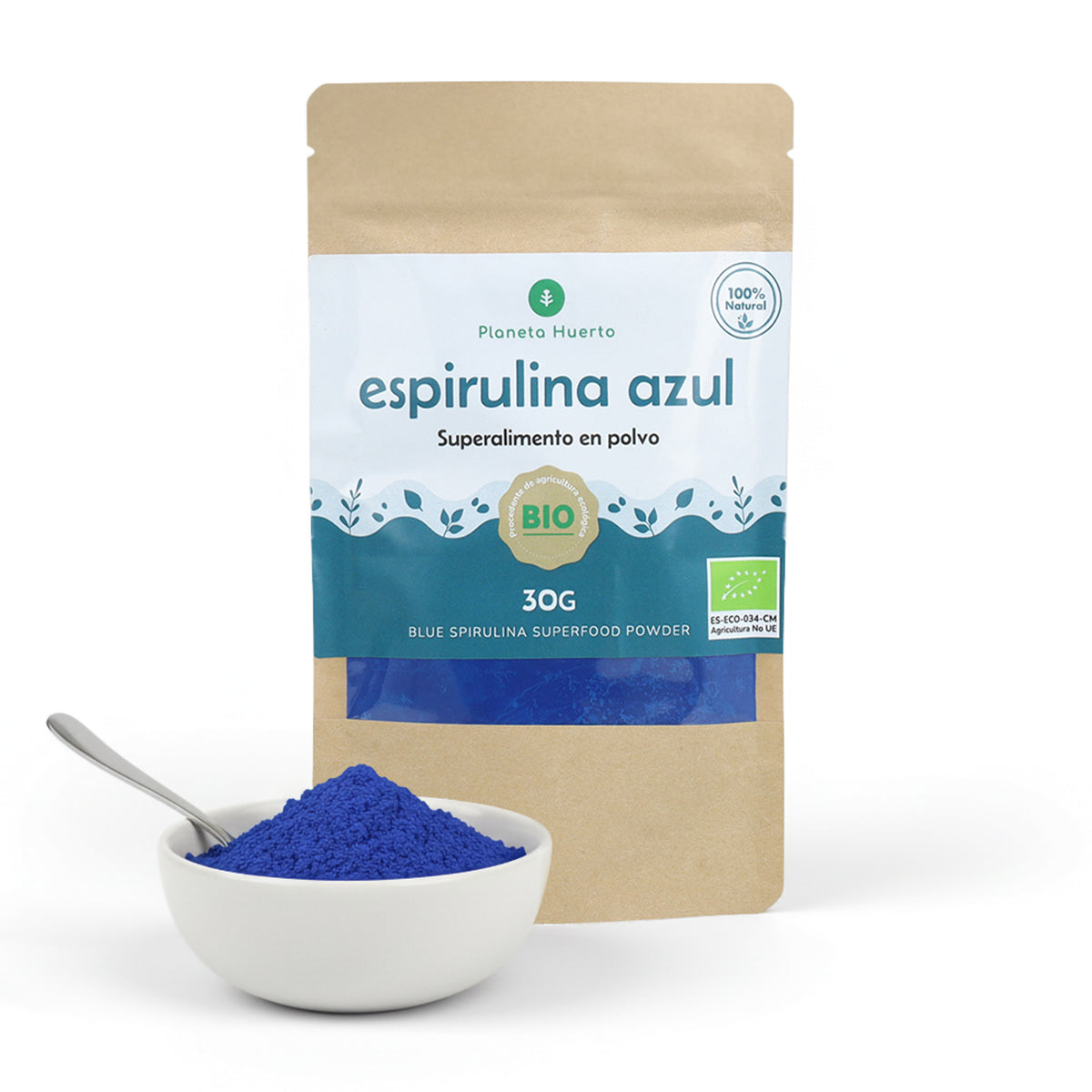 Blaue Spirulina Planeta Huerto 30gr