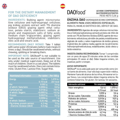 DAOfood® dispenser 60 minicompresse