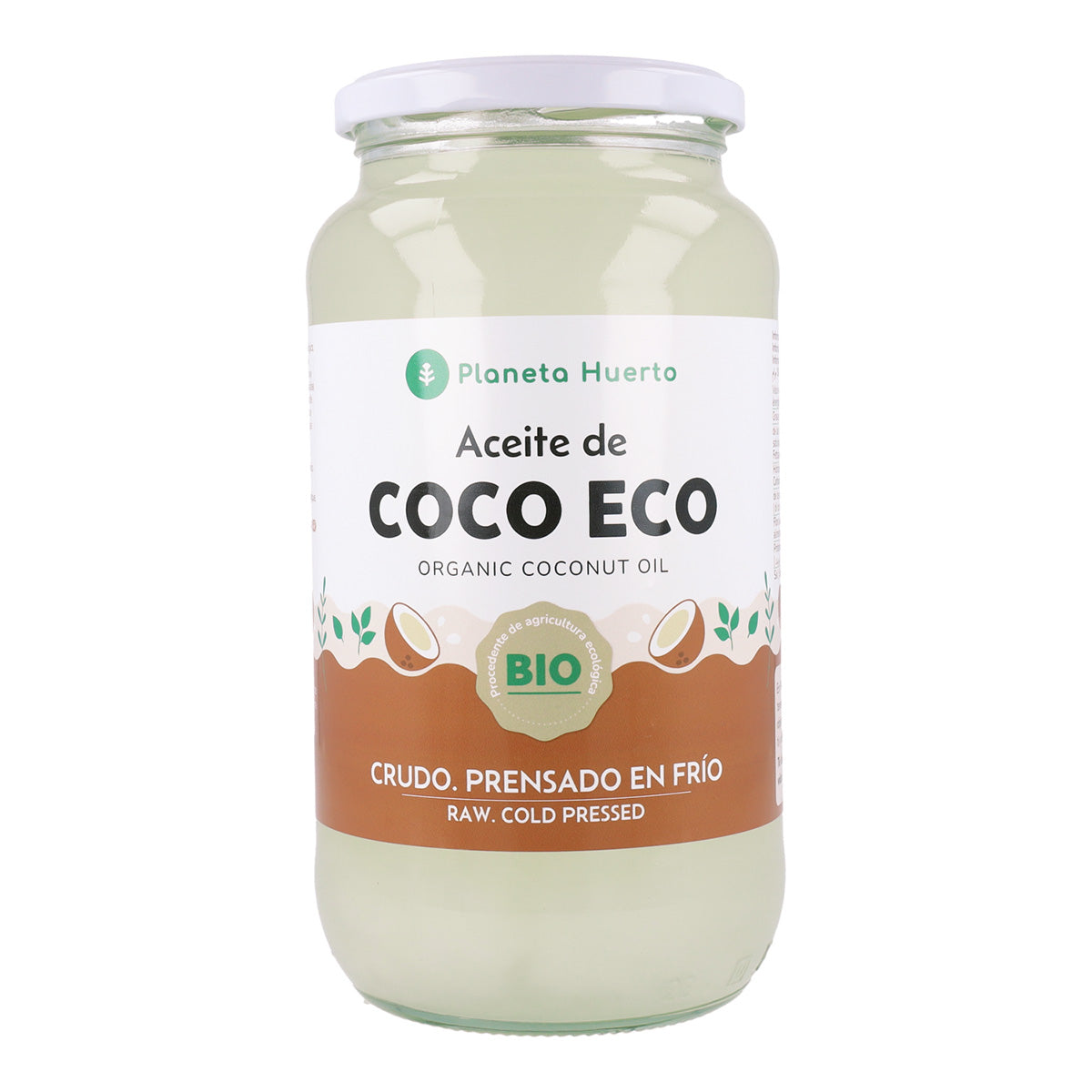 Pack 3x Natives Kokosnussöl ECO Planeta Huerto 1L