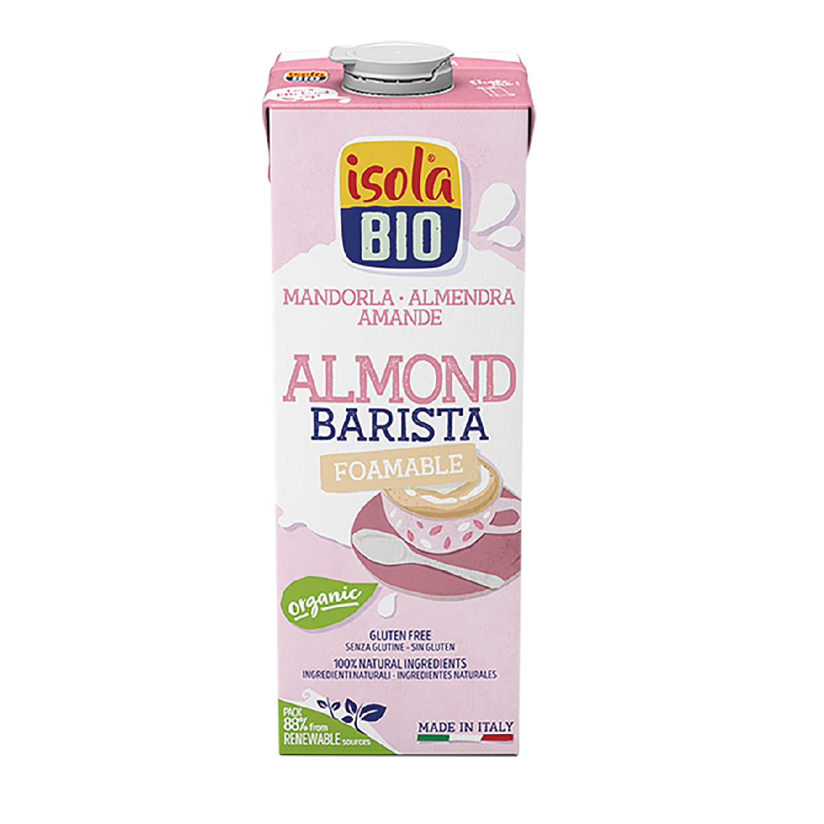 Isola Bio Organic Barista Almond Drink 1L