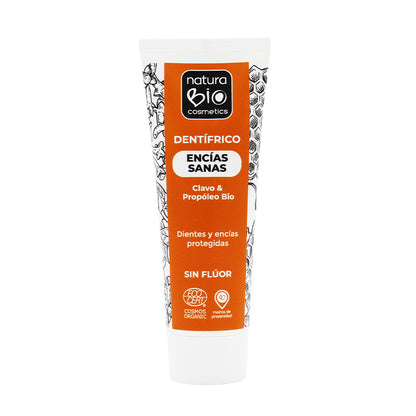 Dentifricio per gengive sane con propoli e chiodi di garofano BIO Naturabio 75 ml