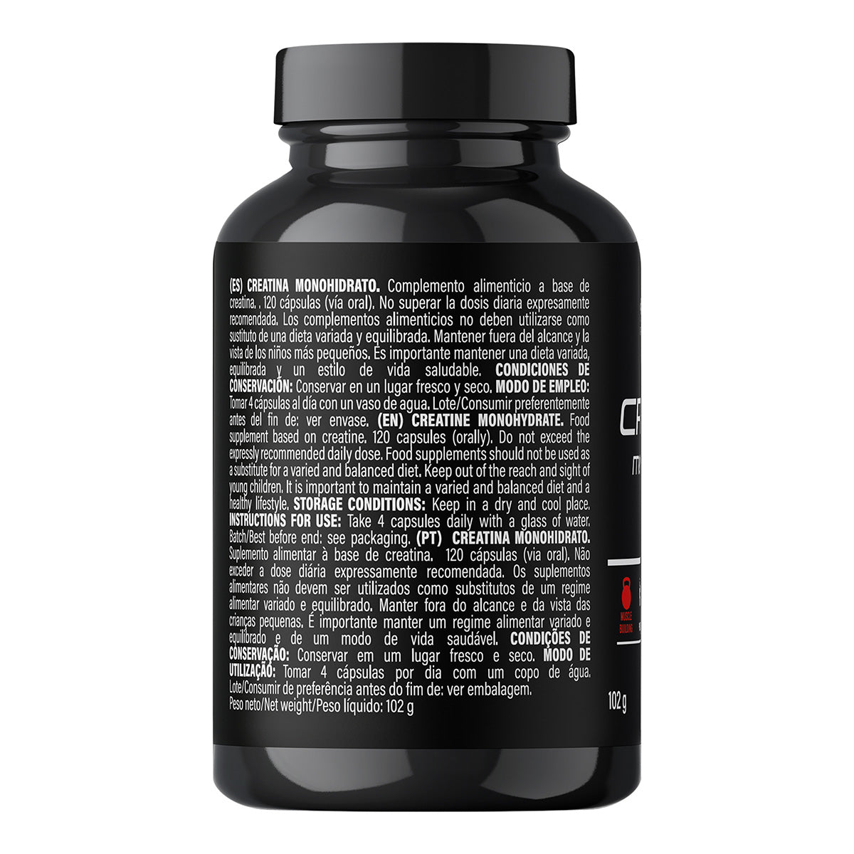 Kreatin Powergym 120 kapslar