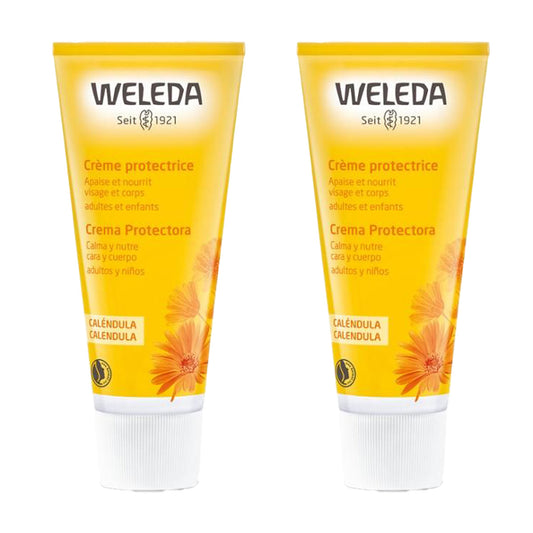 2-pack Weleda ansikts- och kroppskräm med ringblomma 75 ml