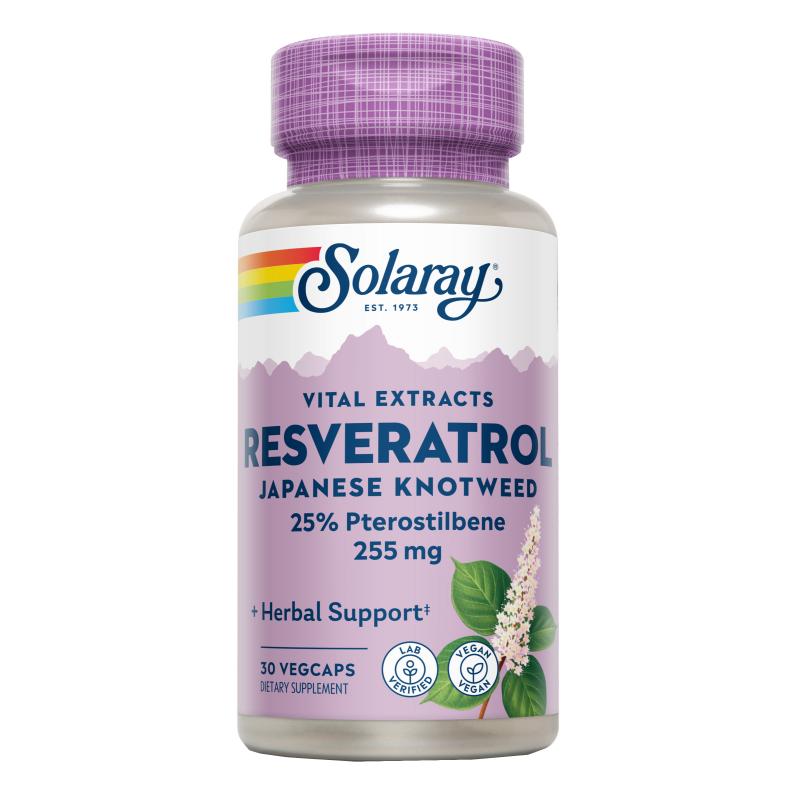 Super Resveratrol 250 mg Solaray, 30 capsule