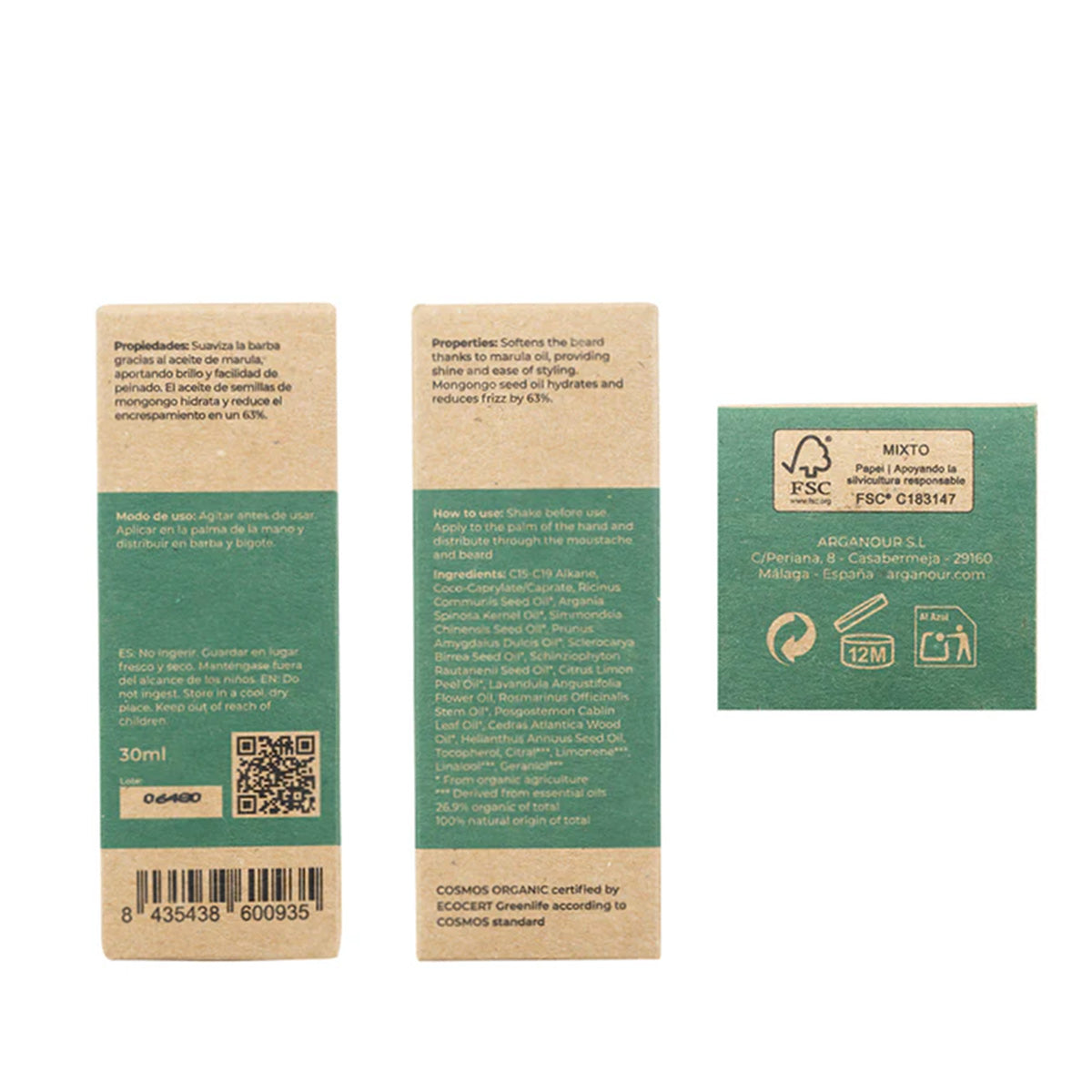 Bartöl Arganour 30 ml