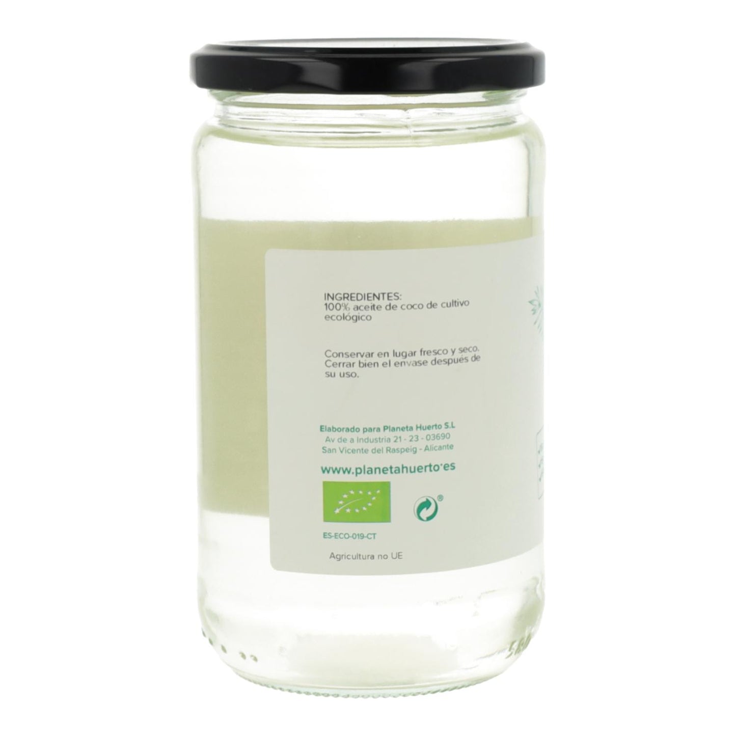 Pack 6x Aceite de coco desodorizado ECO Planeta Huerto 500 ml