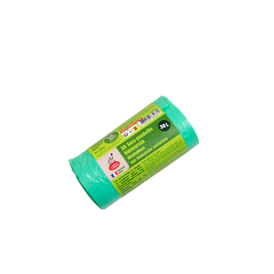 Sacs poubelle en plastique écologique 30 L La Droguerie Écologique 30 unités