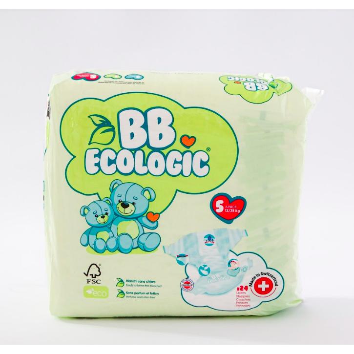 Pannolini ecologici BBECOLOGIC Taglia 5 Junior 24 pezzi
