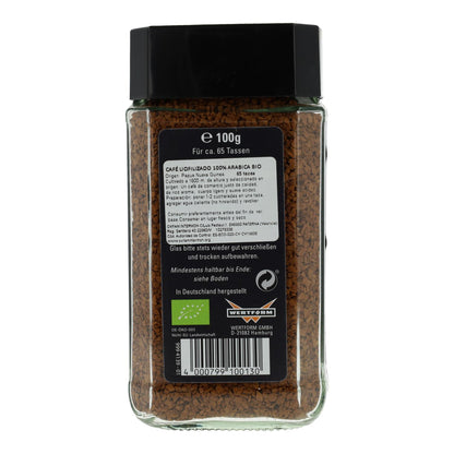 Fairtrade-gefriergetrockneter Bio-Arabica-Kaffee Mount Hagen 100 g