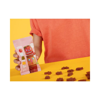 Pakket 15x ECO aardbei- en appelsnack 25 g, Triboo