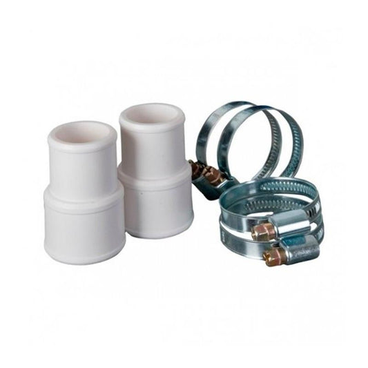 Kit 2 connecteurs Ø 38-32 + 4 colliers métalliques Gre