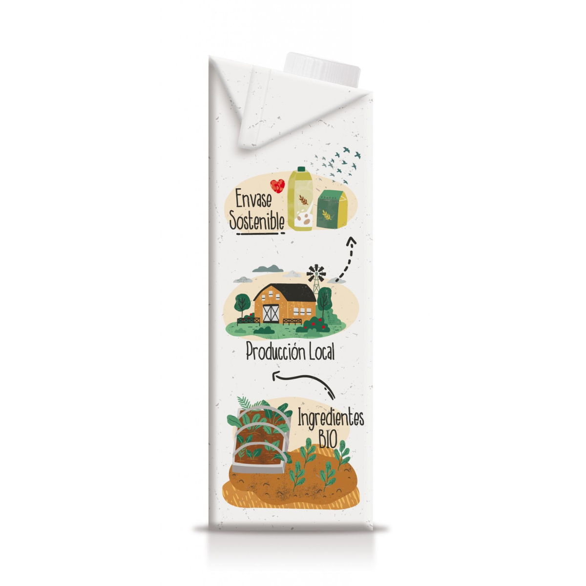 Havredryck med ekologiska ben Soria Natural 1 l