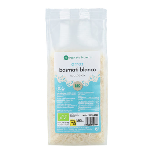 Riso Basmati bianco ECO Planeta Huerto 500 g
