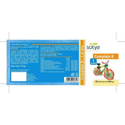 Vitamina B Complex Sotya 60 cápsulas