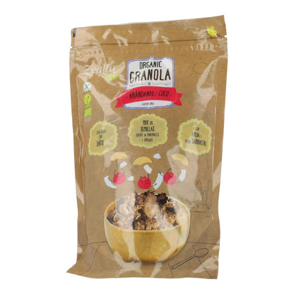 Granola z jagodami i kokosem BIO bezglutenowa Zealia 300 g