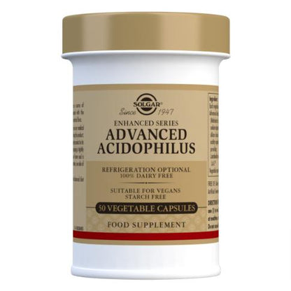 Acidophilus Plus Avancé. Solgar 60 gélules