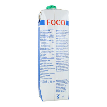 100% reines, natürliches ECO-Kokoswasser Focus 1L