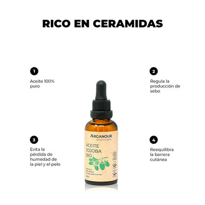 100 % biologisches Jojobaöl Arganour 50 ml