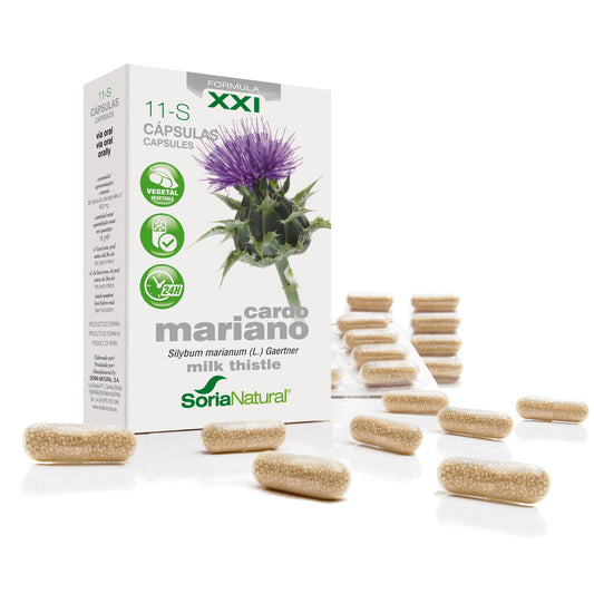 11-S Mariendistel Soria Natural Caps, verzögerte Freisetzung