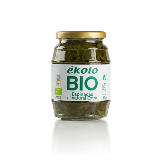 Épinards naturels biologiques en conserve Ékolo 315 g