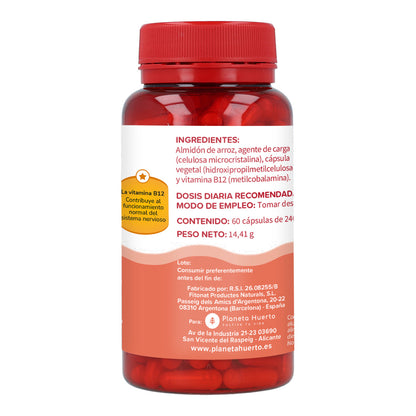 Zestaw 2x witamina B12 Planeta Huerto 60 kapsułek