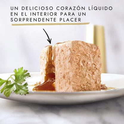 Confezione da 24 x GOURMET GOLD Fondant Pollo Cibo umido 85 g
