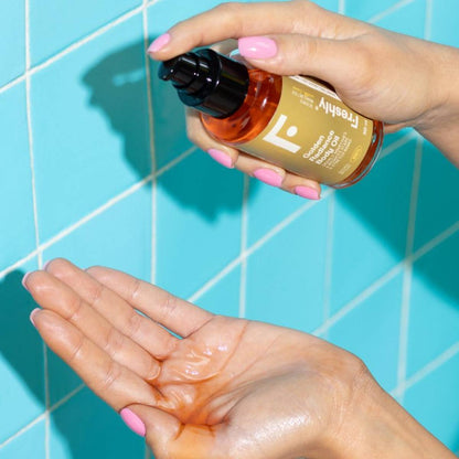 Lot de 2 huiles corporelles Golden Radiance Freshly 200 ml