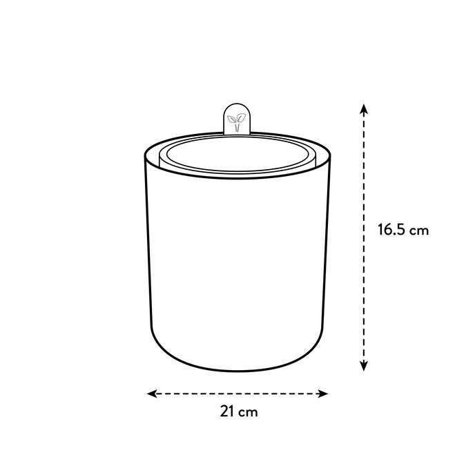 Vaso con sistema di autoirrigazione per piante aromatiche Bouncy Basil Elho Verde